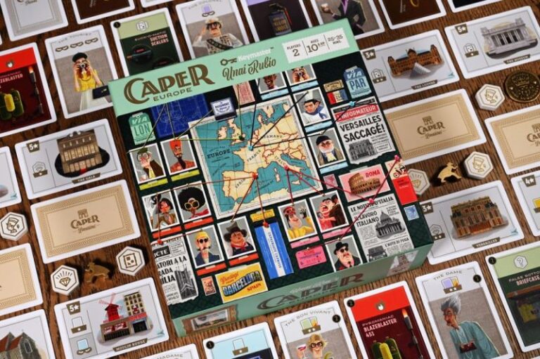 Caper Europe (Solo Variant) The Solo Board Gamer