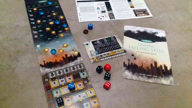 Under Falling Skies Pnp The Solo Board Gamer